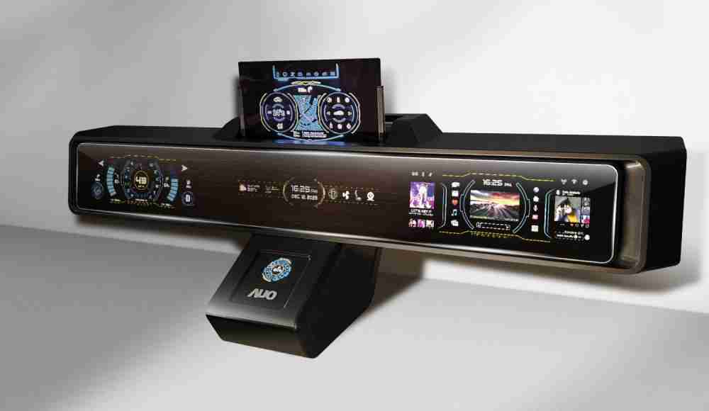 汇旺支付Micro LED沉浸式车舱显示方案结合 可卷式、、可伸缩的Micro LED应用并可呈现不同的质感纹路，，展现人性化设计