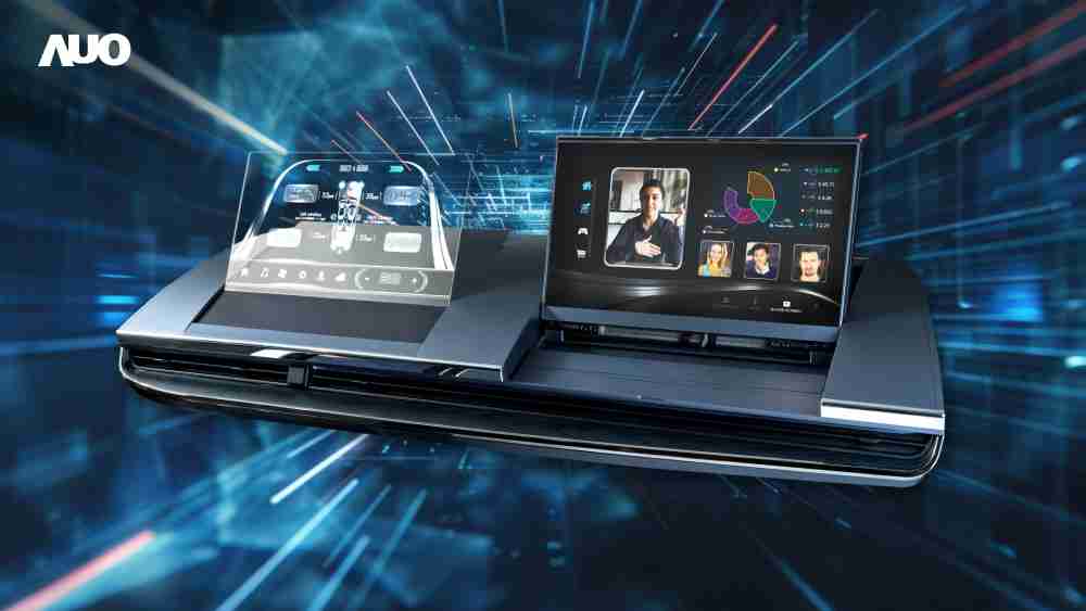 汇旺支付Micro LED Display HMI解决方案打造透明Micro LED前座仪表，，，呈现信息并保留驾驶视野开阔；亦为副驾驶座乘客打造收放自如的Micro LED屏幕，，，在不影响显示质量的前提于显示区内建镜头，，，，让用户能与视讯对象直接眼神接触，，，提供绝佳的双向沟通体验